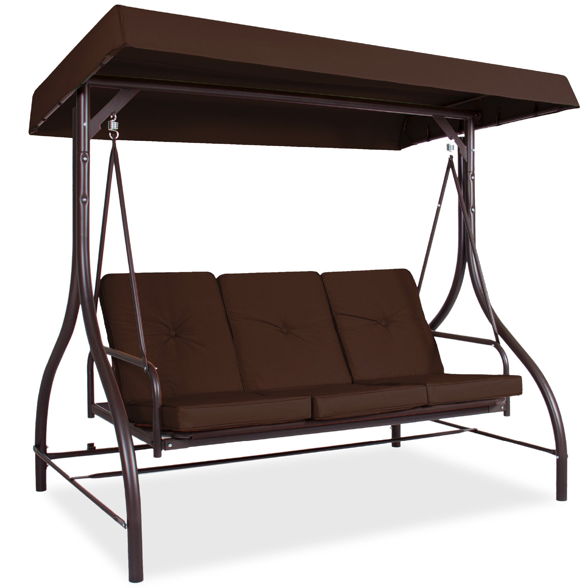 Best Choice Products 3-Seat Converting Outdoor Patio Canopy ...