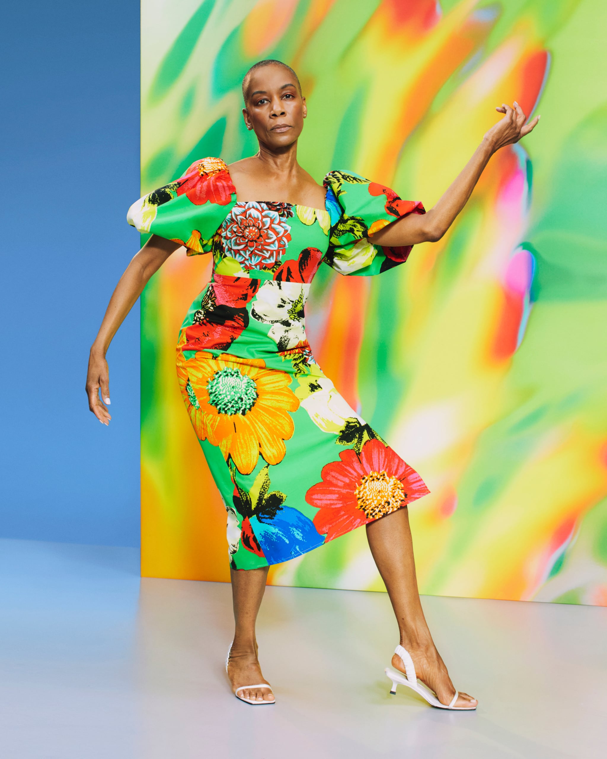 Target Floral Puff Sleeve Dress 
