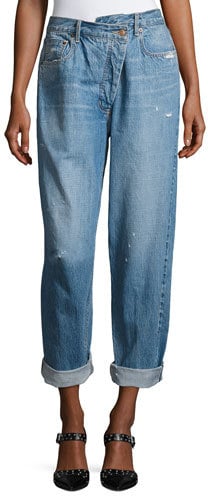 Monse makes these cool deconstructed boyfriend jeans ($790).
