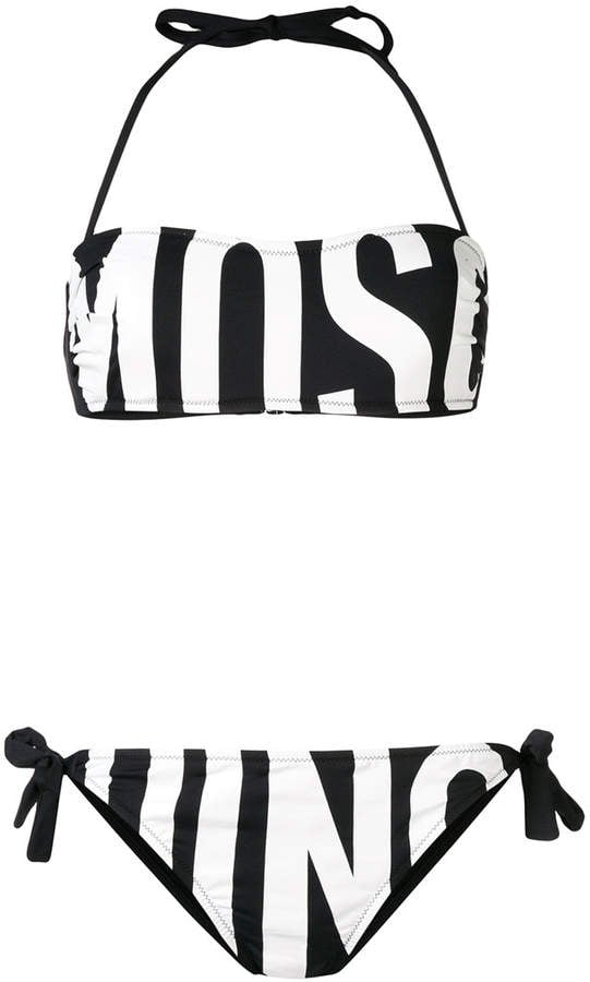 Moschino Printed Logo Bikini