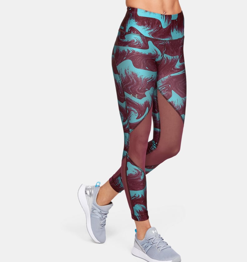 HeatGear® Armour Mesh Print Ankle Crop