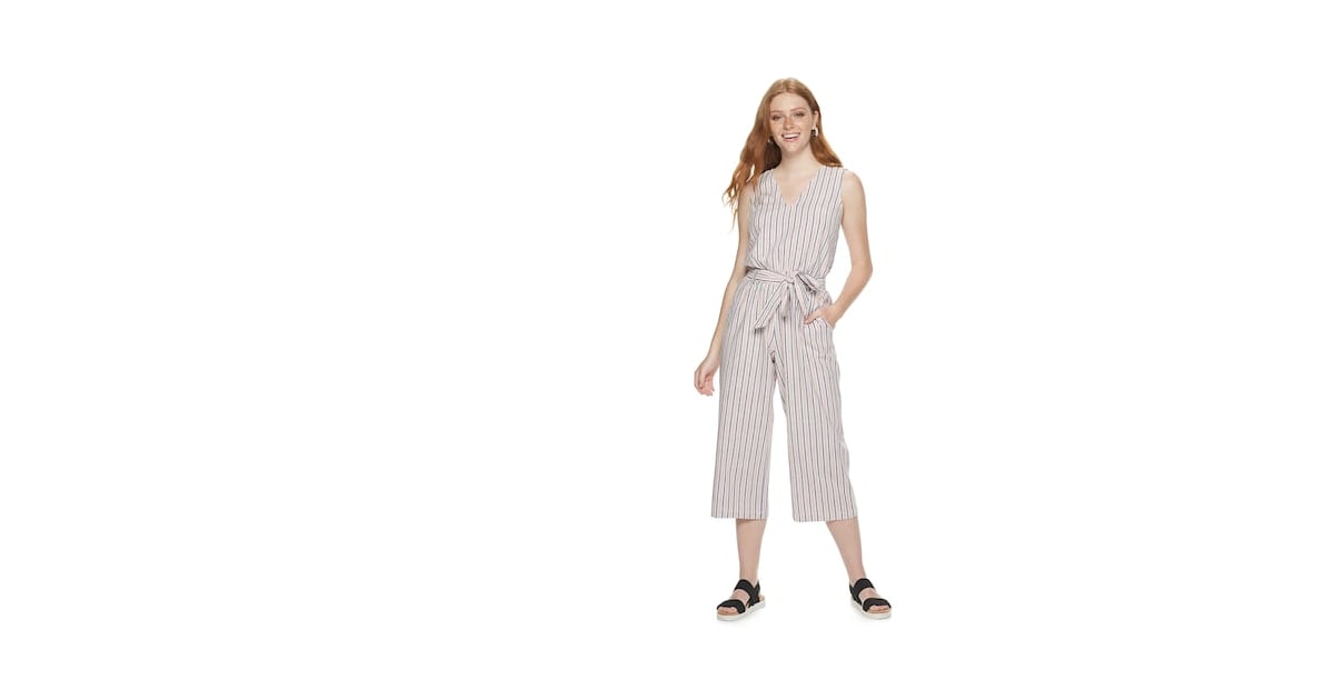POPSUGAR at Kohl's Collection Belted Jumpsuit Best Cotton Jumpsuits