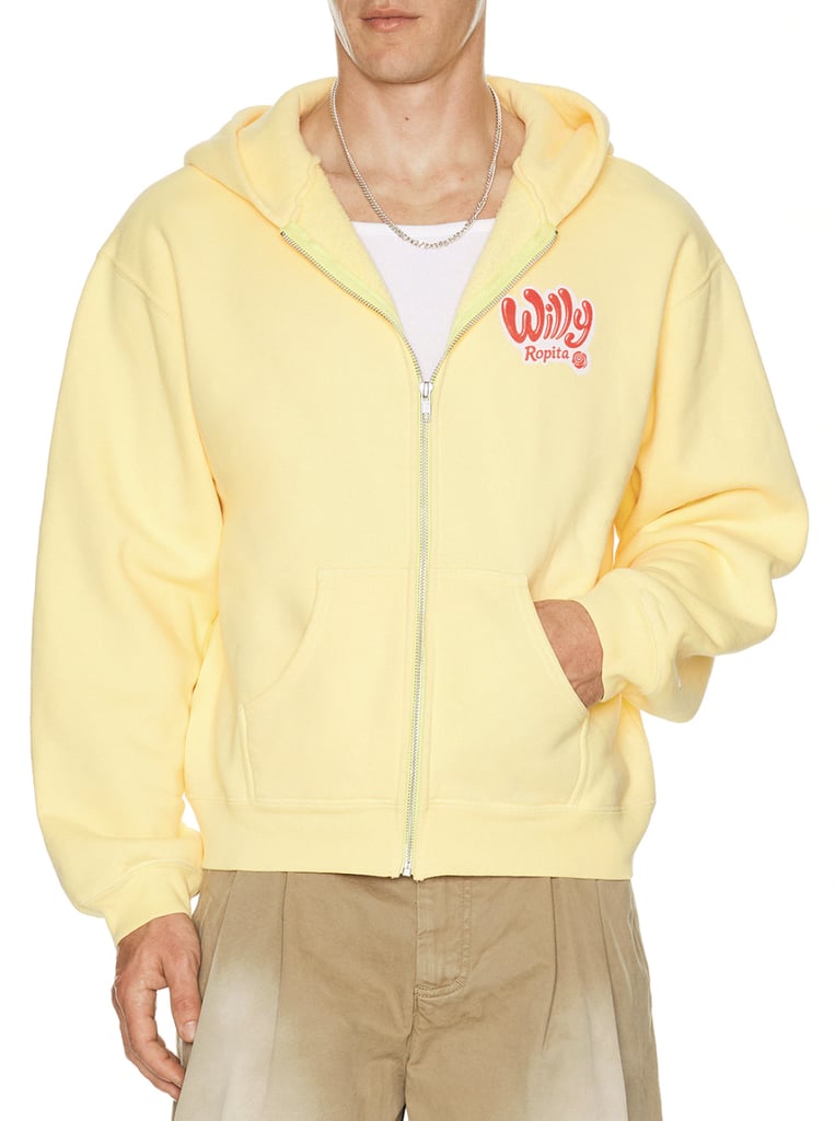 Willy Chavarria Willy Ropita Shrunken Zip-Through Hoodie