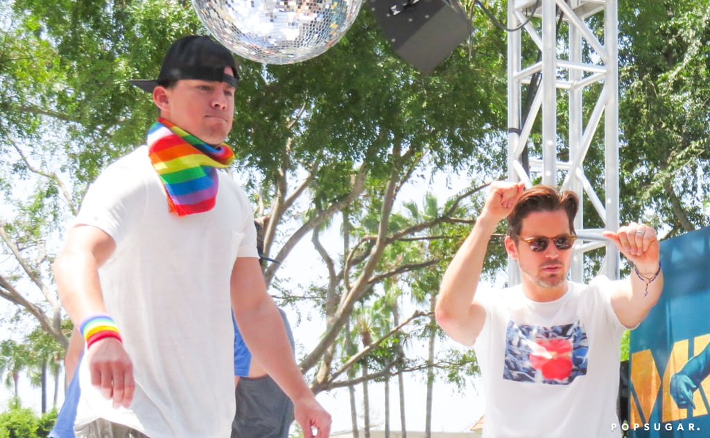 Channing Tatum at LA Gay Pride Parade 2015