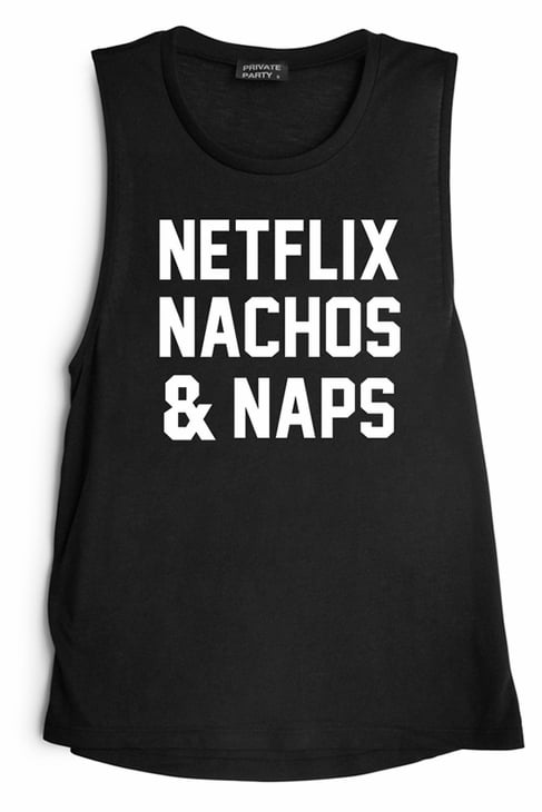 Private Party Netflix Nachos Naps Tank ($53)