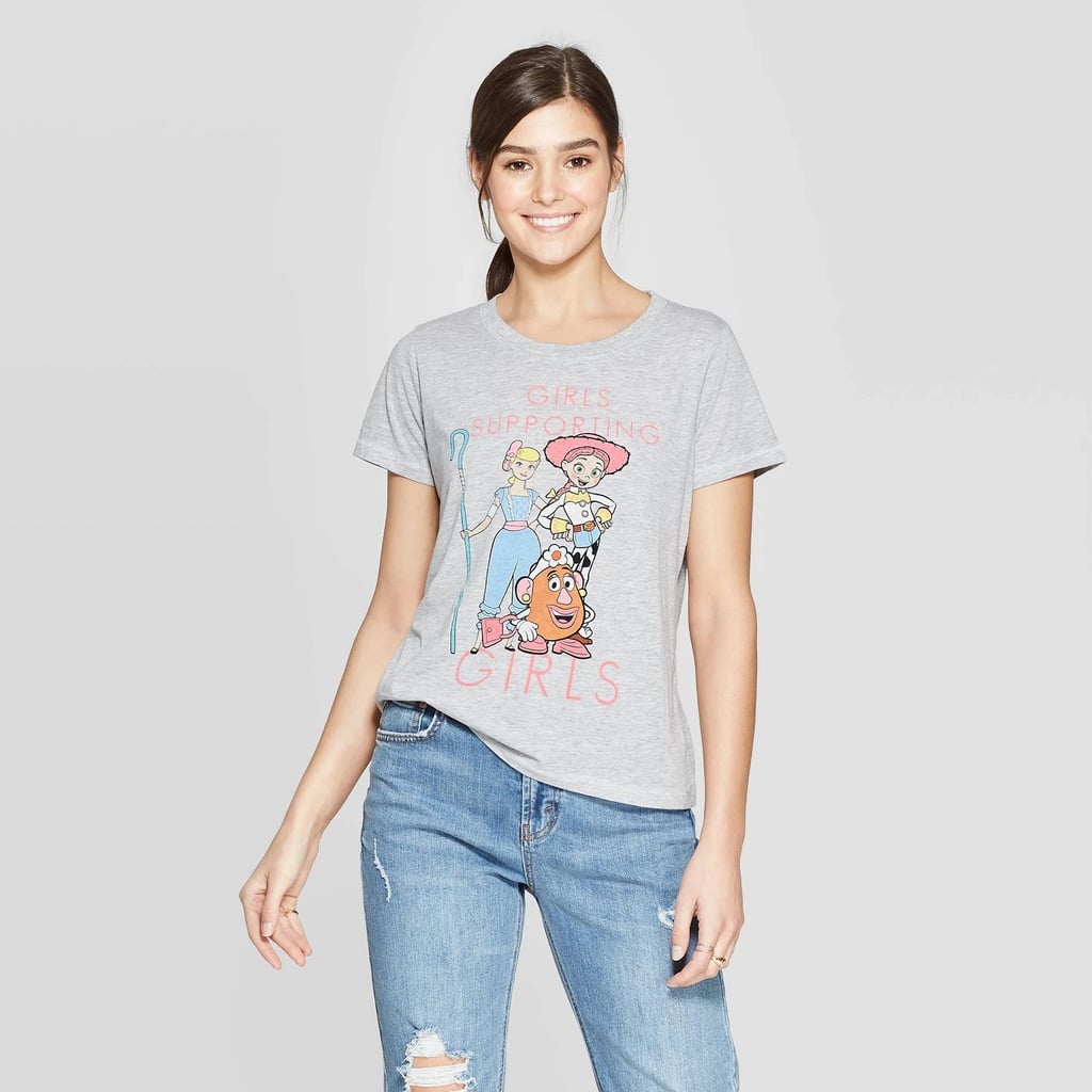 Women's Disney Toy Story Short Sleeve Girls Supporting Girls Graphic T-Shirt