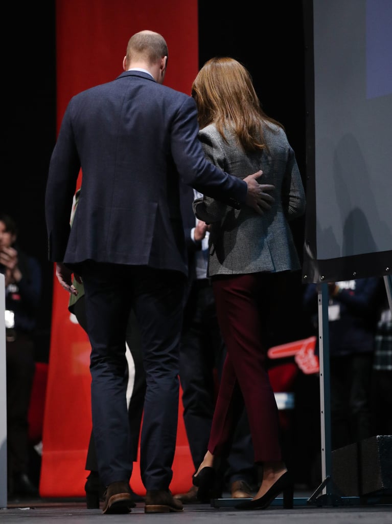 Prince William Touching Kate Middleton's Back Pictures