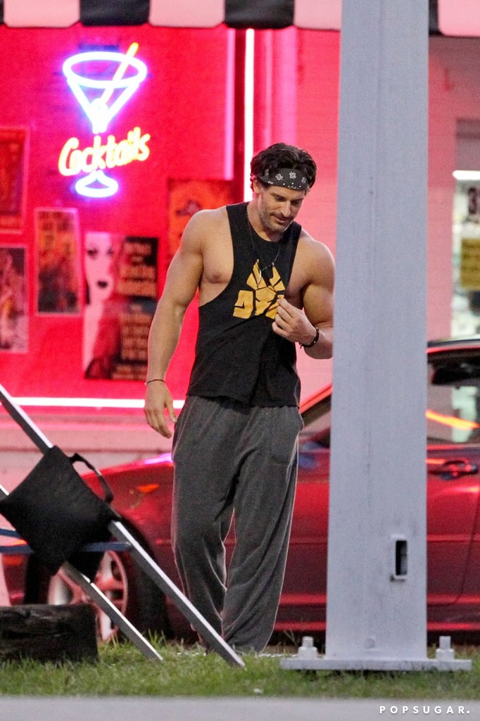 Channing Tatum and Matt Bomer on the Magic Mike XXL Set