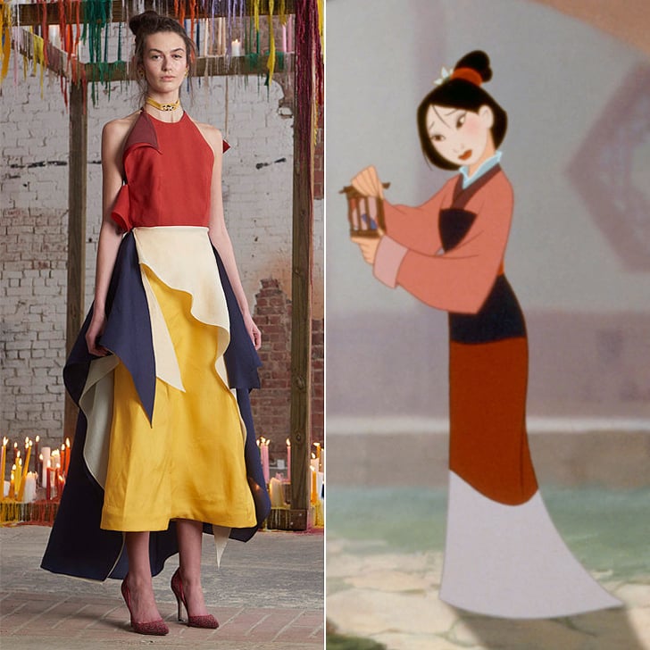 Mulan Wearing Rosie Assoulin