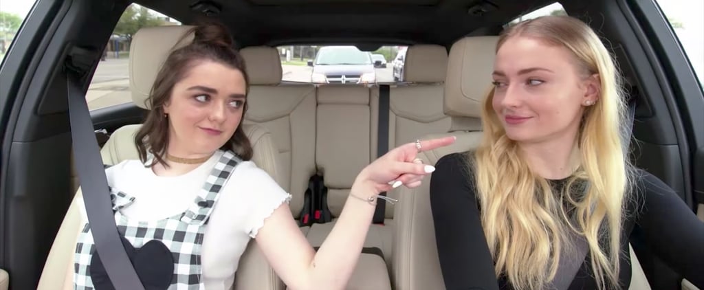 Carpool Karaoke Teases the Stark Sisters Reunion You've Been Waiting For