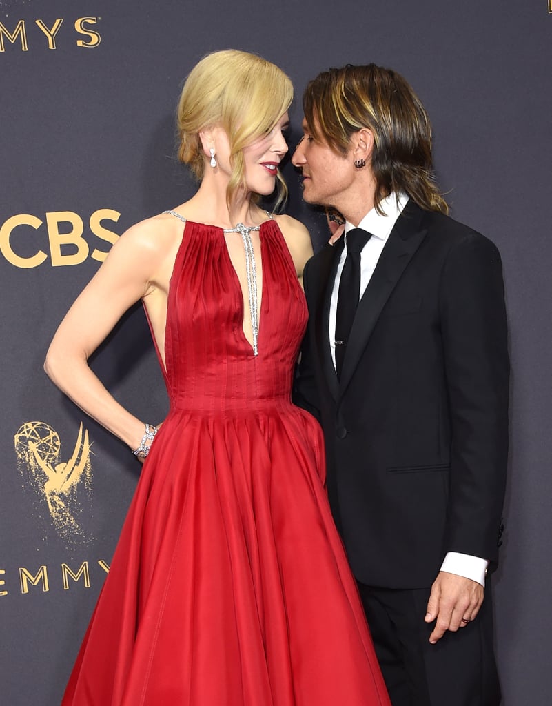 Nicole Kidman and Keith Urban at the 2017 Emmys