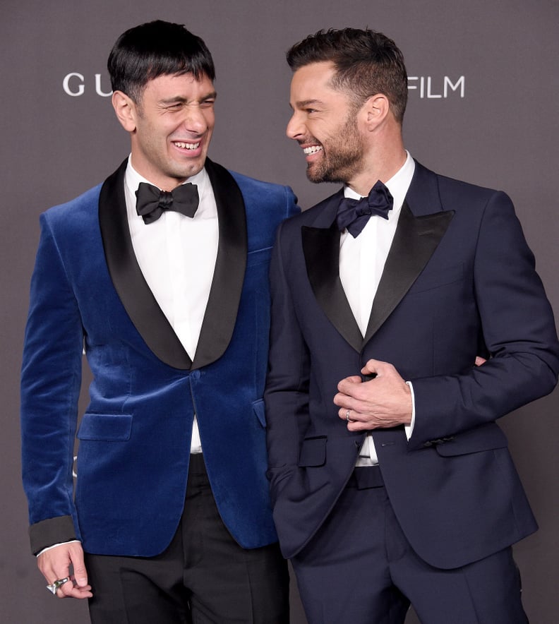 Jwan Yosef and Ricky Martin at the 2019 LACMA Art+Film Gala