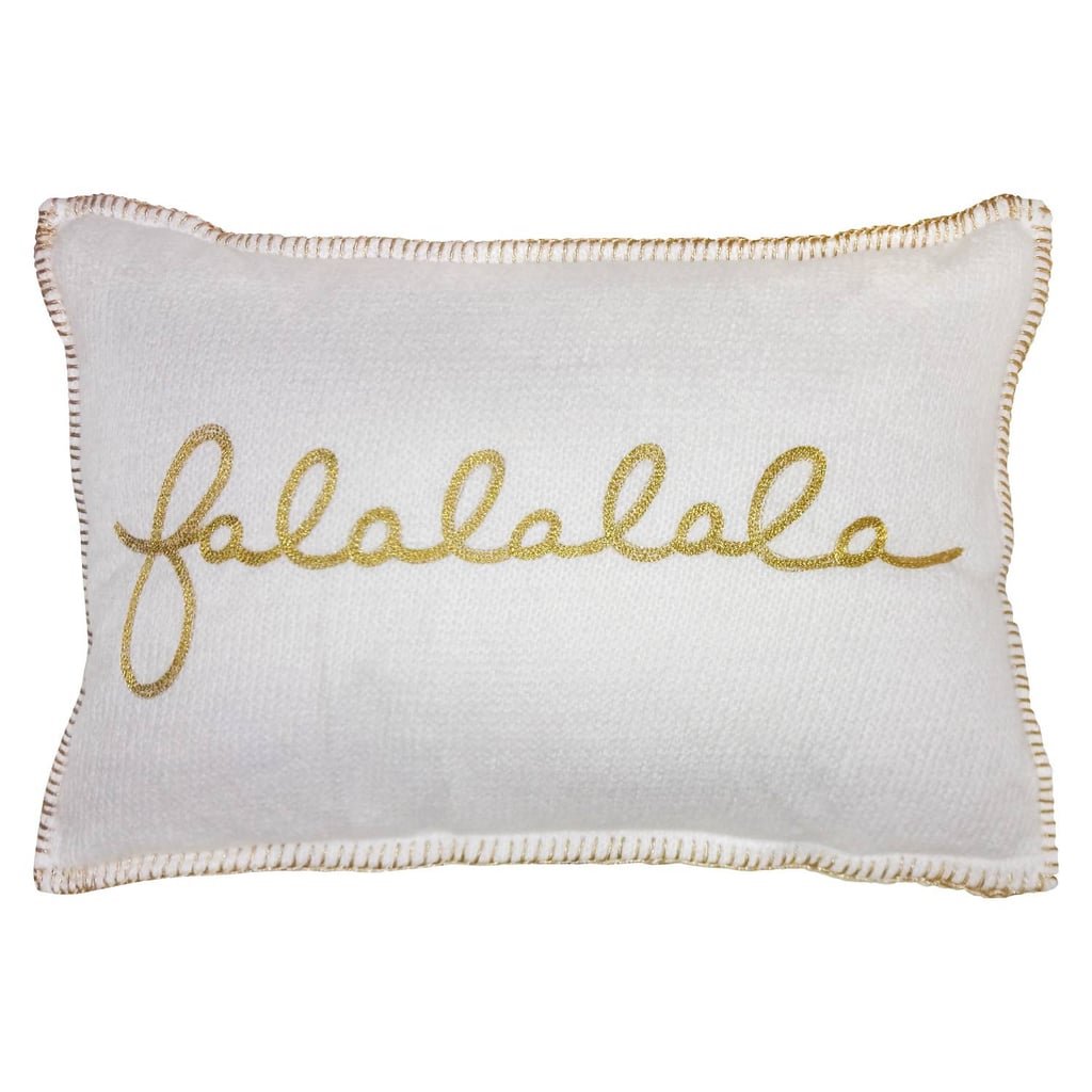 Falalalala Pillow Cheap Christmas Products at Target POPSUGAR Smart