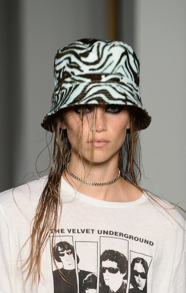A Hat on the R13 Runway at New York Fashion Week