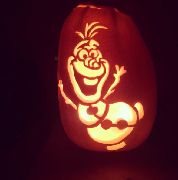 Olaf Carving Frozen Pumpkin Ideas POPSUGAR Family Photo 12