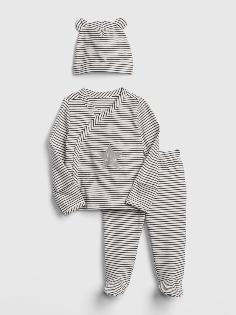 Gap Baby Organic Cotton Brannan Bear Stripe Set