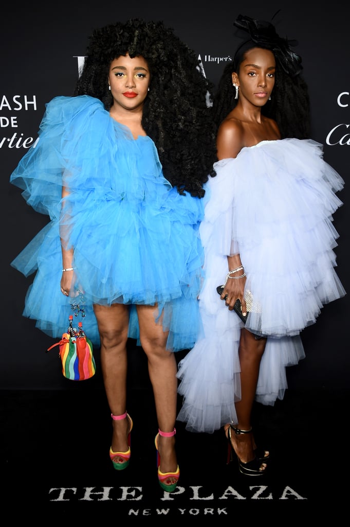 TK and Cipriana Quann at the Harper's Bazaar ICONS Party During New York Fashion Week