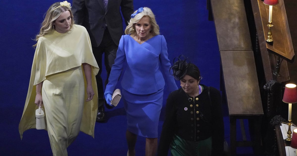 First Lady Jill Biden Brings Her Glam Granddaughter Finnegan to King Charles III’s Coronation