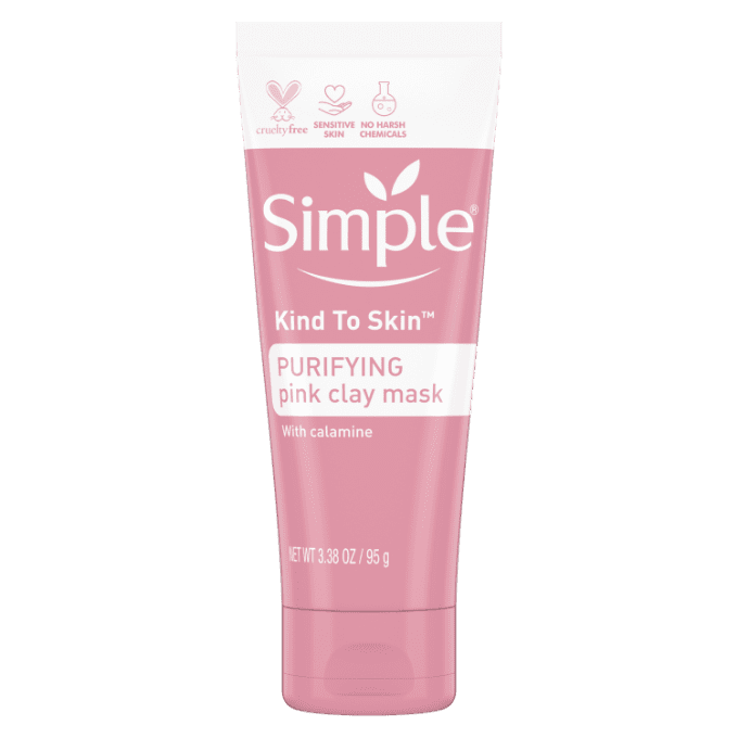 Simple Skincare Pink Clay Mask