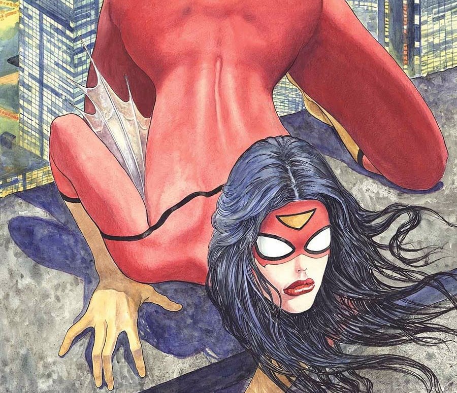 Spider-Woman Comic Butt Cover