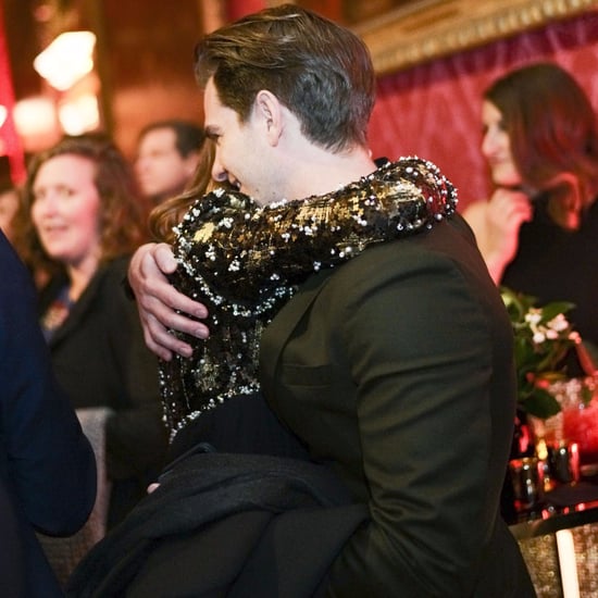 Emma Stone and Andrew Garfield at Pre-BAFTAs Party Feb. 2017
