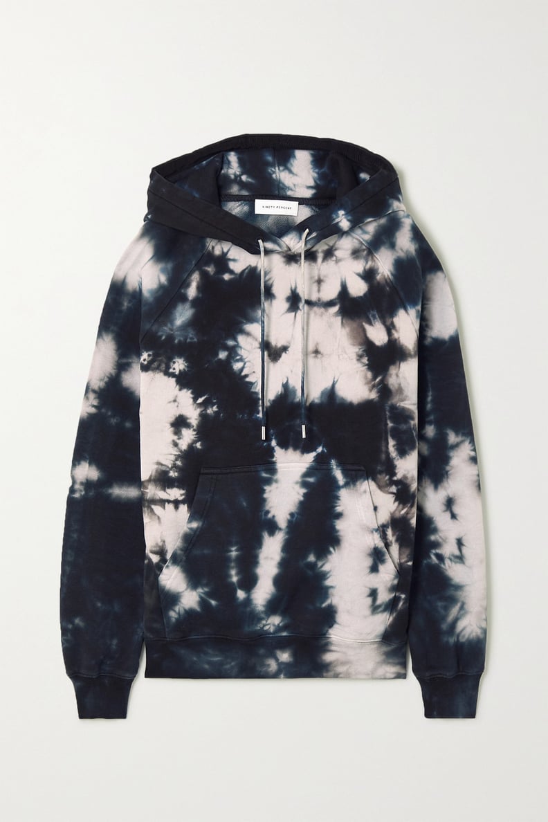 Ninety Percent Tie-Dyed Organic Cotton Terry Hoodie