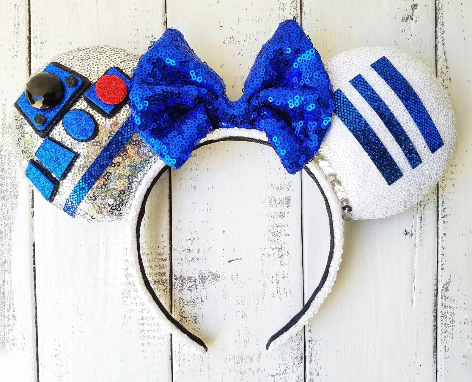 Star Wars R2-D2 Droid Minnie Ears | Etsy Is Selling Star Wars Minnie Ears,  and OMG, the Yoda Ones Are Too Cute | POPSUGAR Smart Living Photo 2