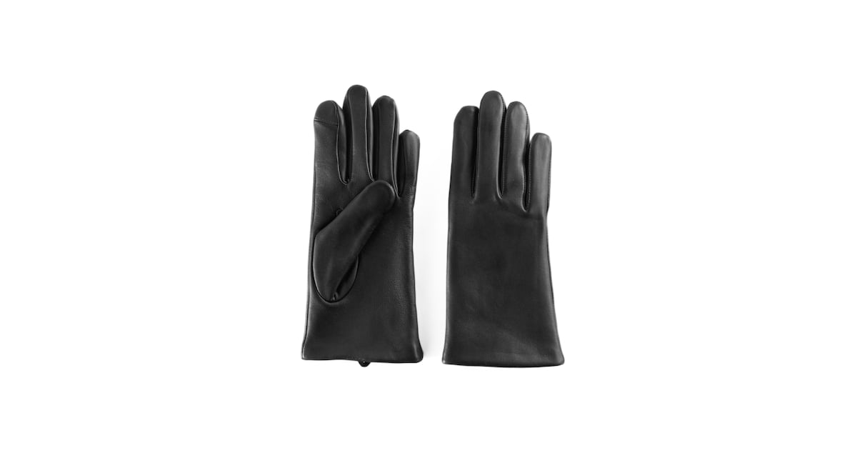 Women's Apt. 9 Fleece Lined Leather Tech Gloves Cozy Winter Products at Kohl's POPSUGAR Home