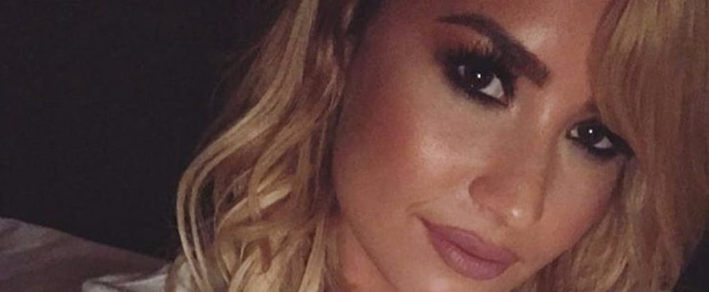 Demi Lovato Blond Hair Oct. 2016