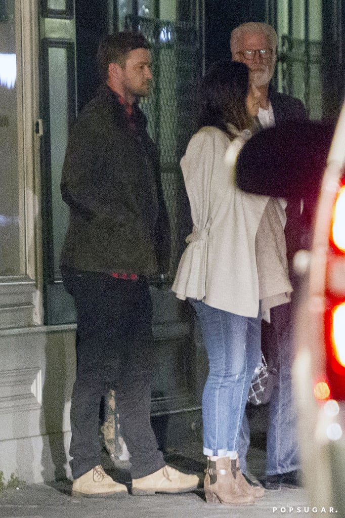 Justin Timberlake and Jessica Biel at Dinner in New Orleans