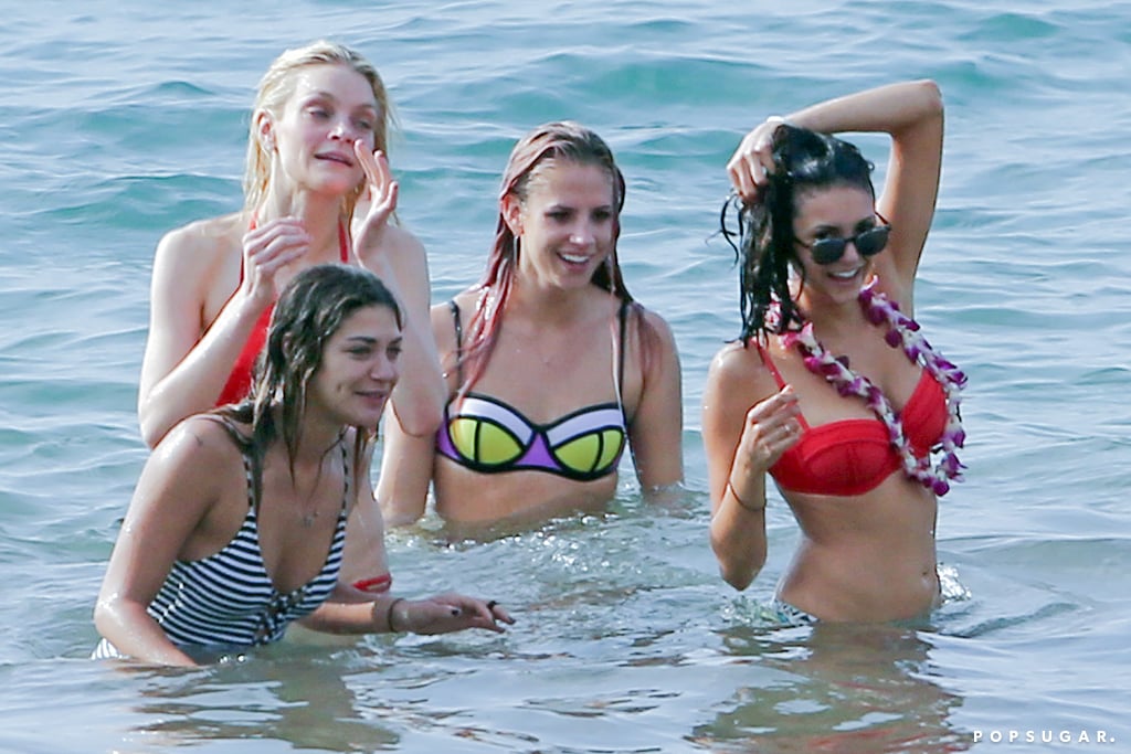 Nina Dobrev Bikini Pictures in Hawaii 2016