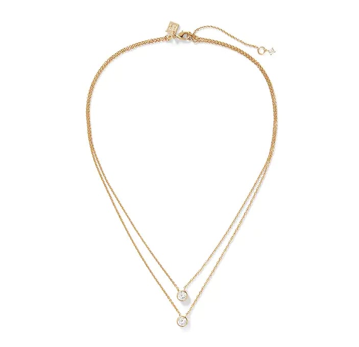 Embedded Stone Layer Pendant Necklace