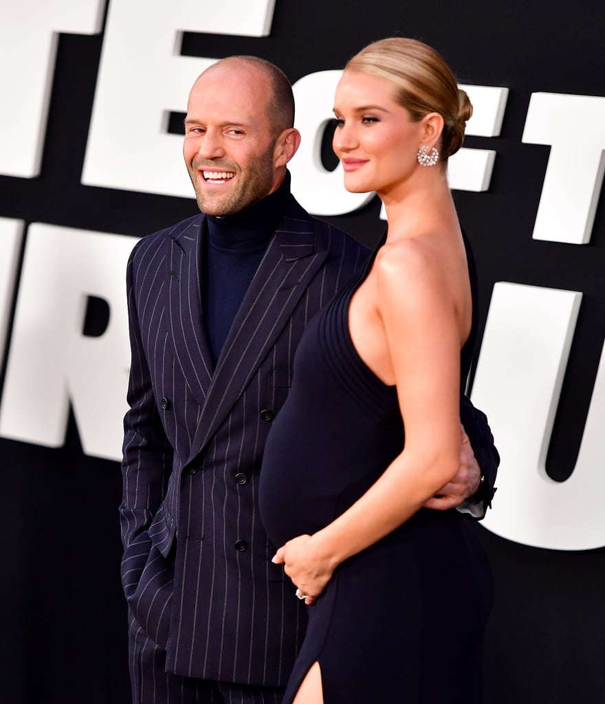 Rosie Huntington-Whiteley and Jason Statham Fast 8 Premiere