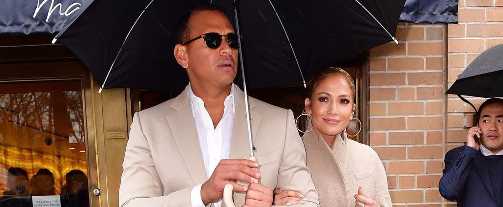 Jennifer Lopez and Alex Rodriguez Wearing Matching Sneakers