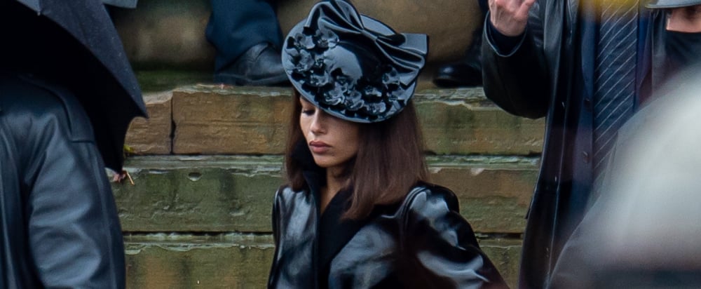 Zoë Kravitz's Wearing Leather Coat as Catwoman on The Batman