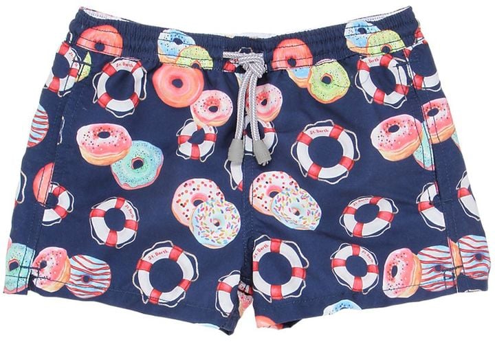 MC2 Saint Barth Donuts-Printed Nylon Swim Shorts