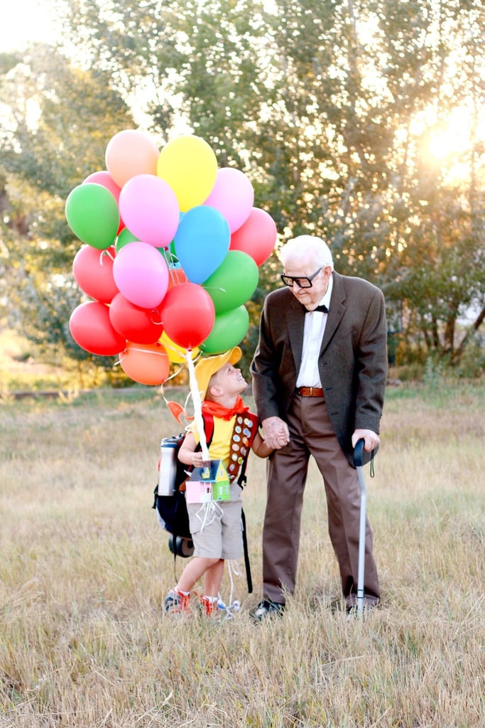 A Little Boy and His Grandpa Did an Up-Inspired Photo Shoot