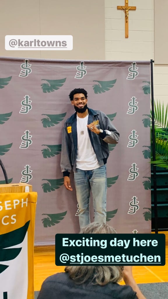 Jordyn Woods and Karl-Anthony Towns | Hall of Fame Induction