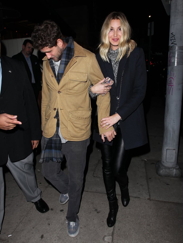 Whitney Port stayed close to her fiancé, Tim Rosenman, in LA on Saturday.