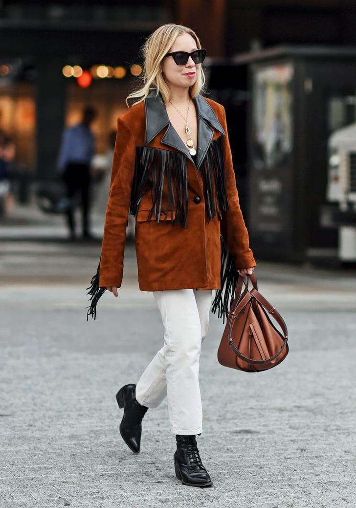 How to Wear Suede: A Fringe Jacket | How to Wear Suede for Spring ...