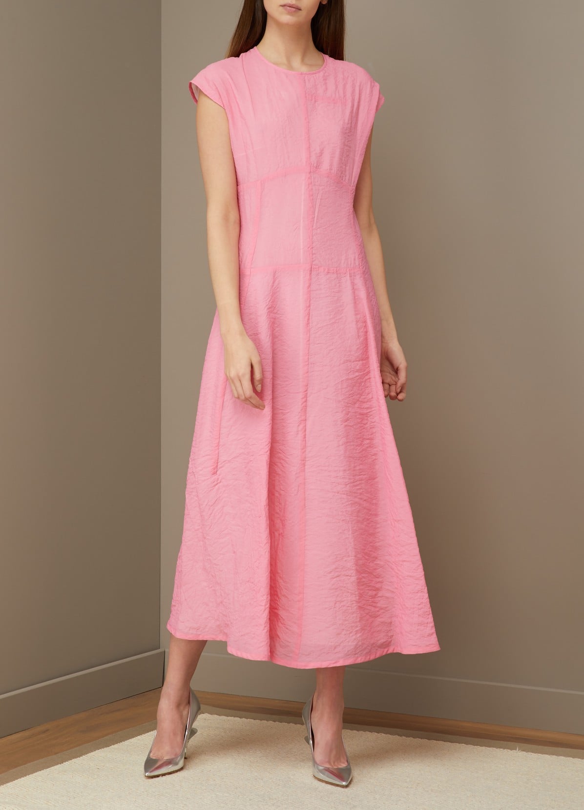 victoria beckham midi dress