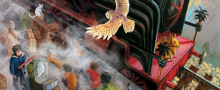 Harry Potter and the Sorcerer's Stone Illustrated Book Cover