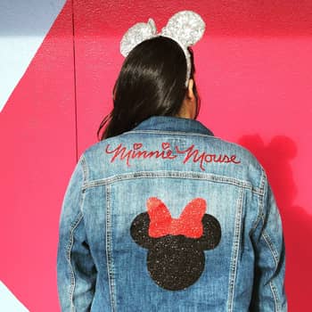 Minnie mouse club denim best sale jacket