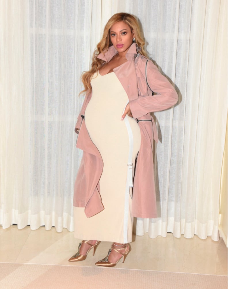 Beyoncé's Neutral Maxi Look