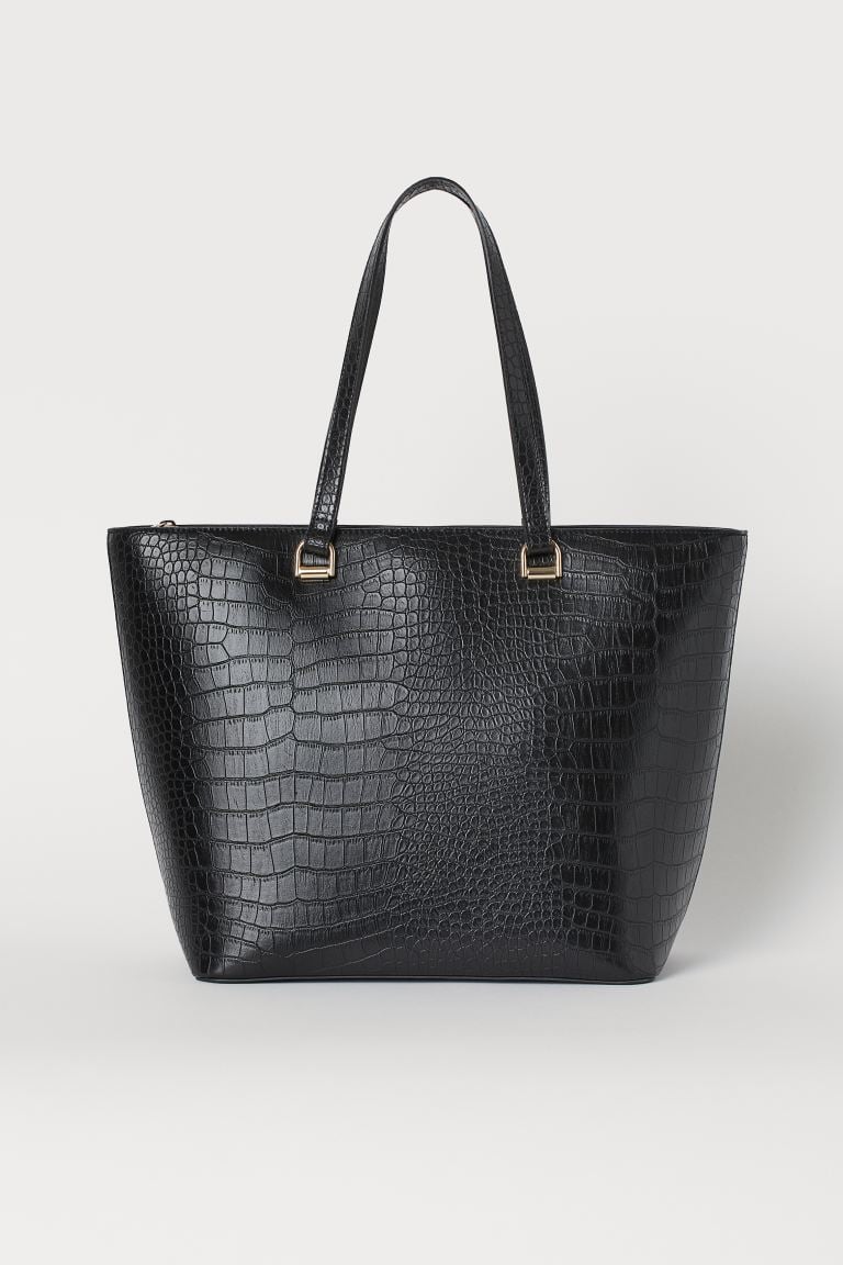 H&M Crocodile-Patterned Shopper