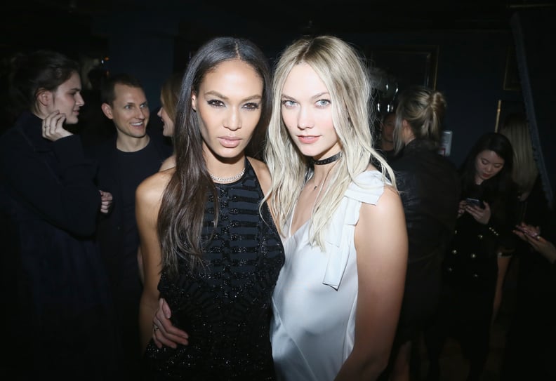 Joan Smalls With Karlie Kloss