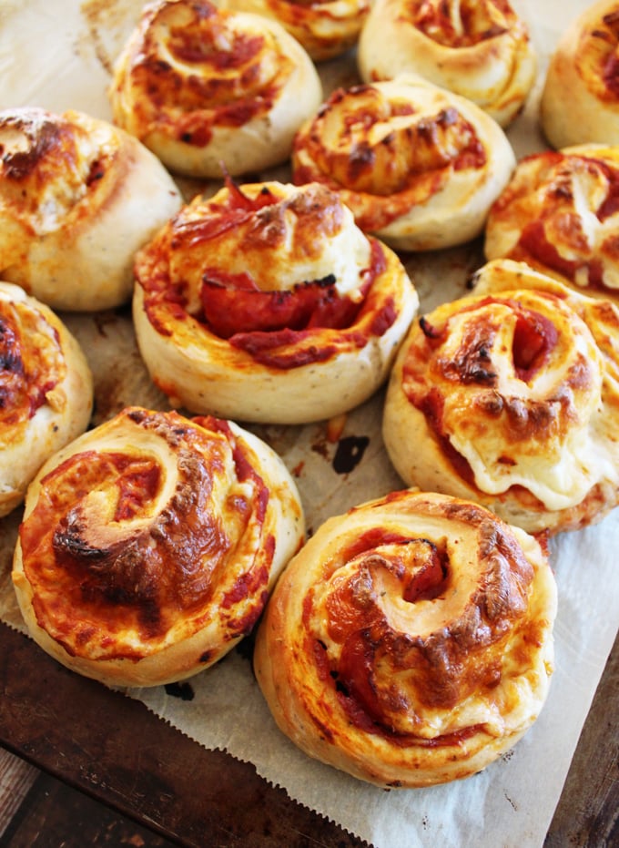 Salami Pizza Rolls