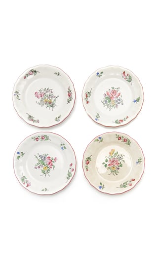 Tory Burch Home Set of Floral Dessert Plates