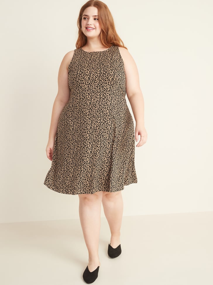 Old Navy Sleeveless Plus Size Jersey Swing Dress Cheap Summer Dresses