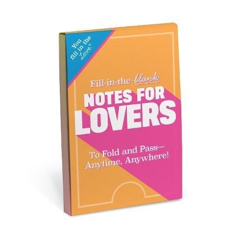 Fill In The Love Notes For Lovers
